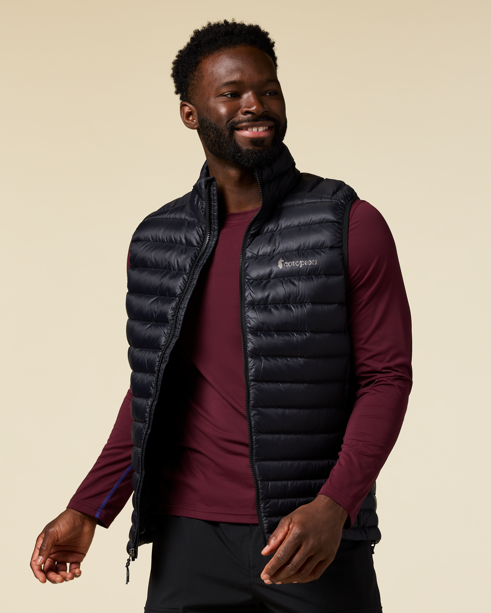 Fuego Down Vest - Men's, Cotopaxi Black, Model Kirk
