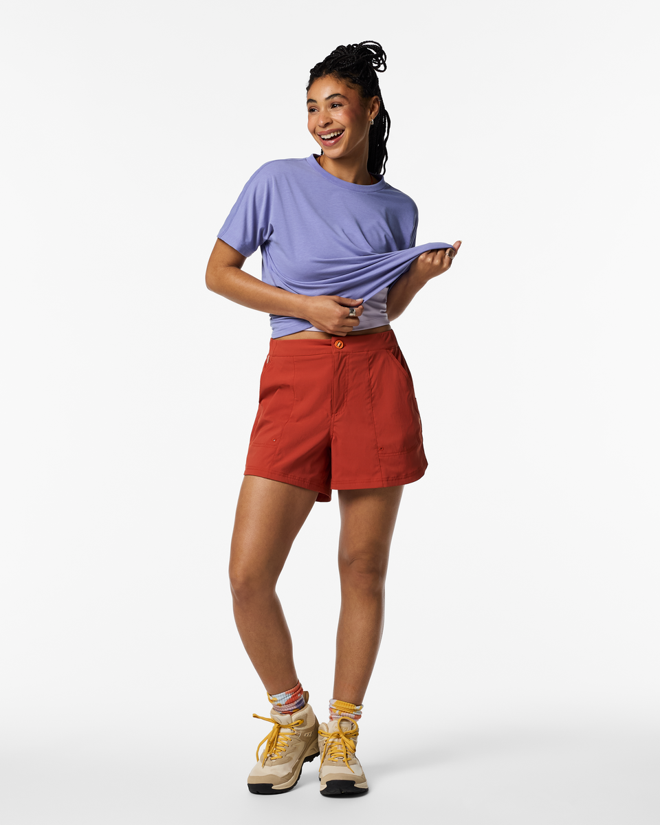 Coraje 4 Inch Tech Short - Women's, Chimayo, Model Kalu