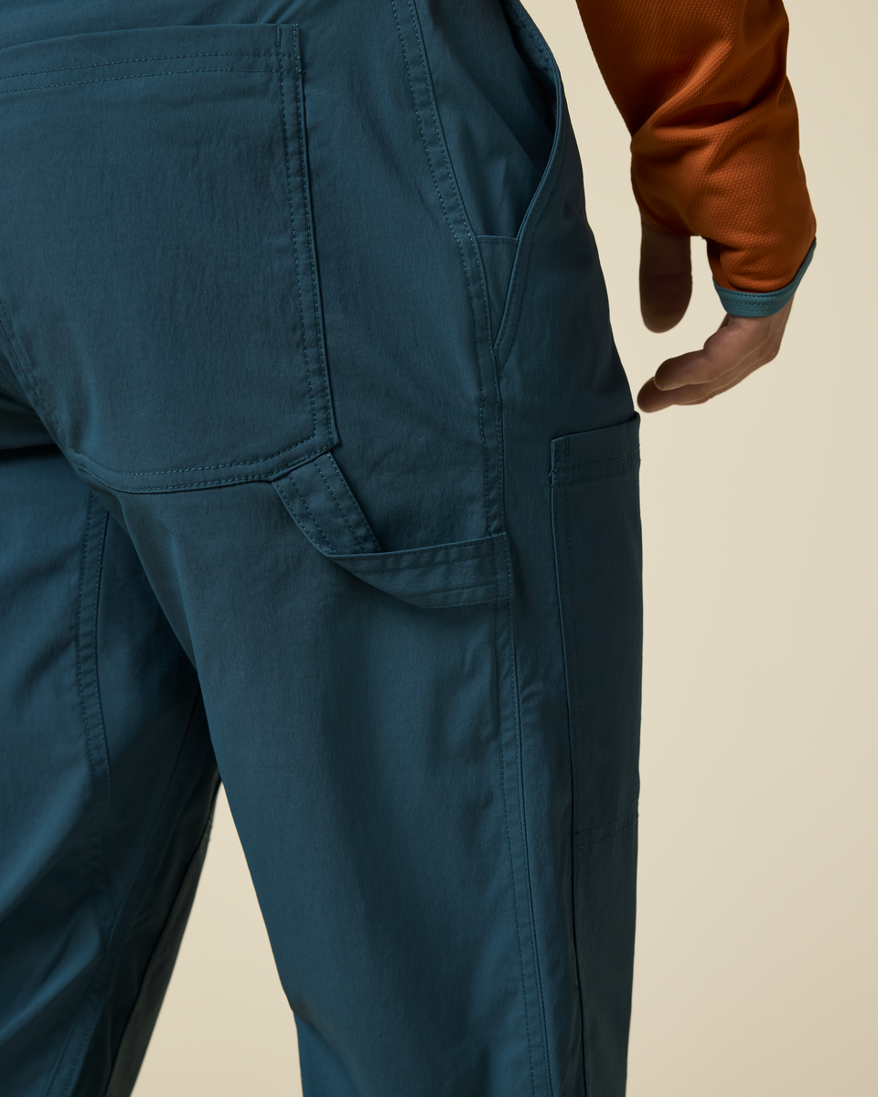 Coraje Tech Utility Pant - Men's, Ocean, Model Kellan