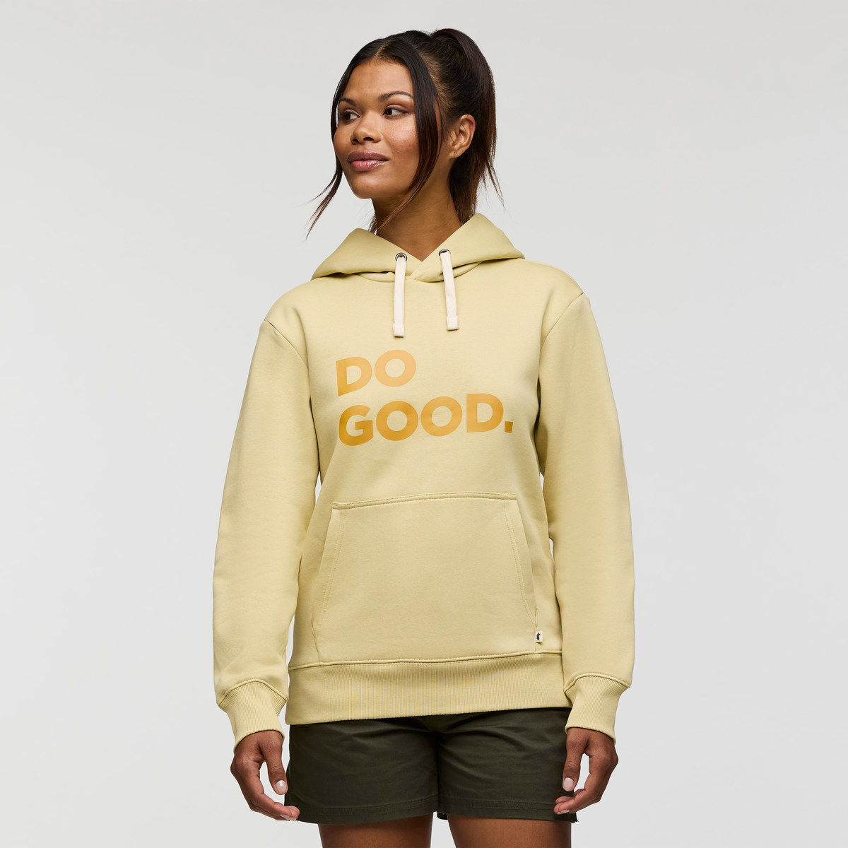 Do Good Pullover Hoodie - Women's, Grain, Model Jade