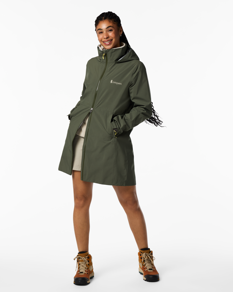 Cielo Rain Trench - Women's, Cotopaxi Fatigue, Model Kalu